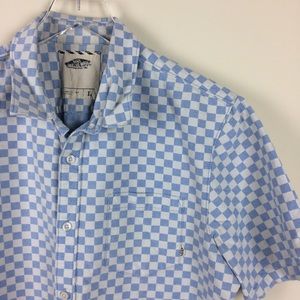 VANS Off the Wall Blue & White Checkered Shirt