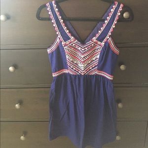 A colorful dress perfect for the day and evening