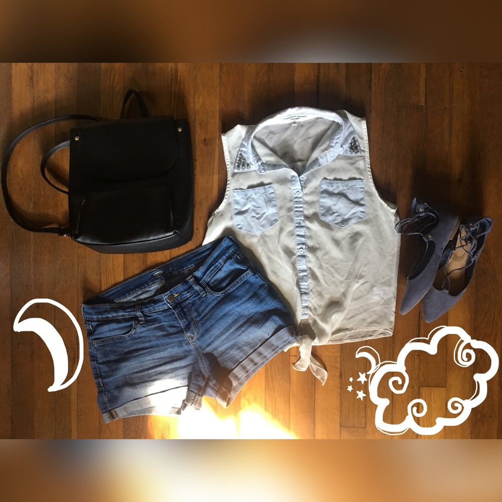 White No Shoulder Top