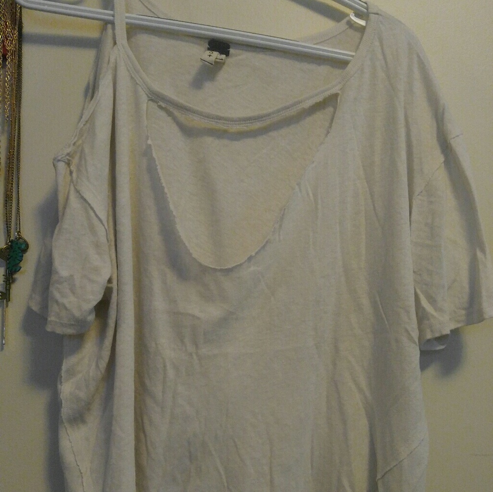 Free People Distressed shirt