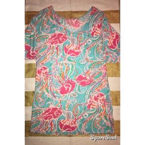 Lilly Pulitzer Eliza V-Neck T-Shirt Dress