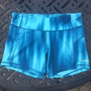 NWOT Blue Champions Spandex Shorts!!