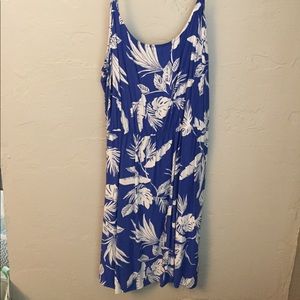 Tropical spaghetti strap dress!