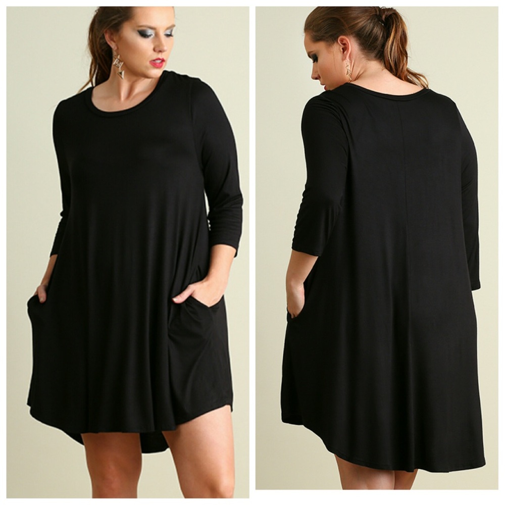 #1 BEST SELLER!!  -- YOUR FAV BLACK DRESS!!