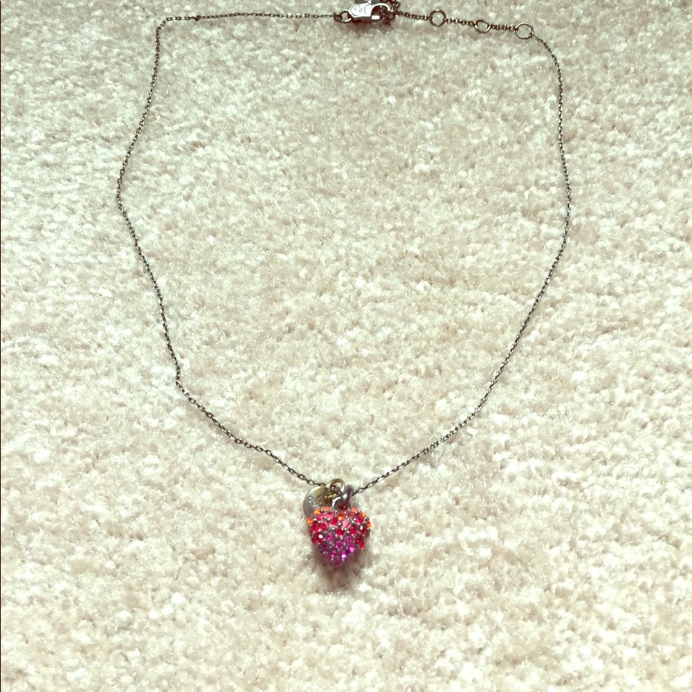 Juicy couture heart pendant necklace