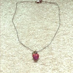 Juicy couture heart pendant necklace