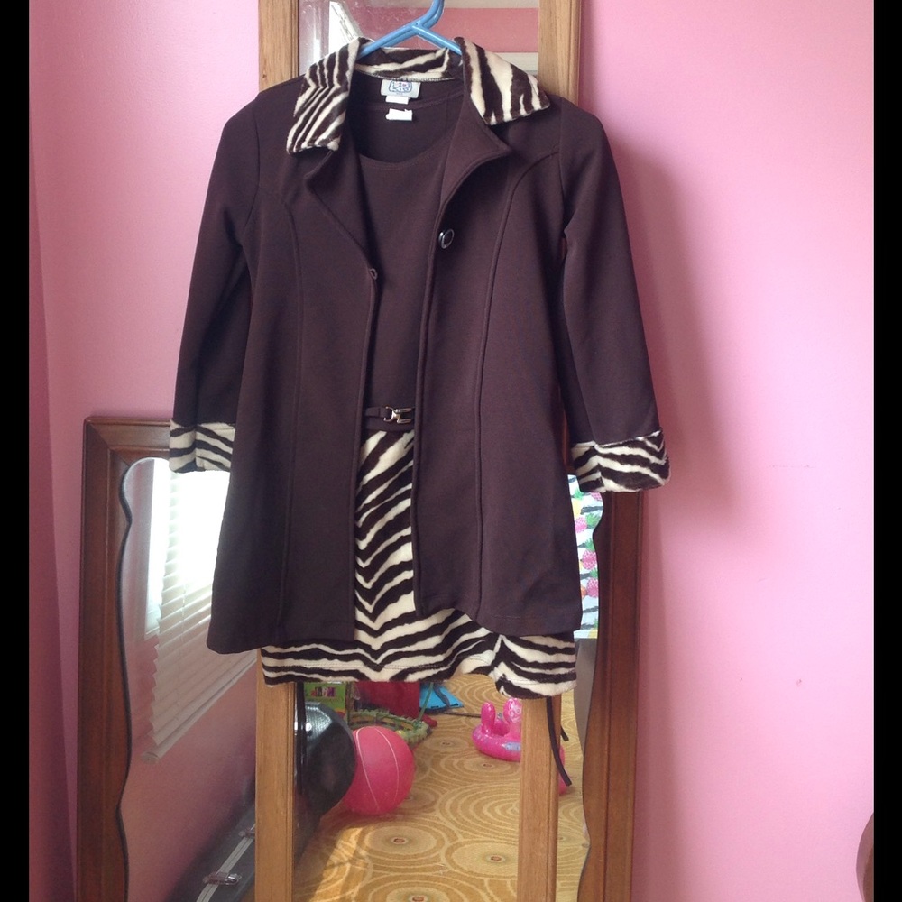 Children's Trench Coat/Dress Set