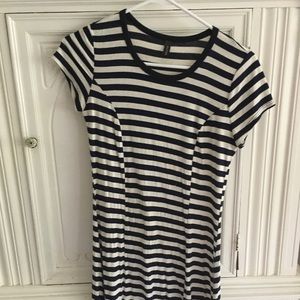 Interi Loose Stretchy Cotton Striped Dress