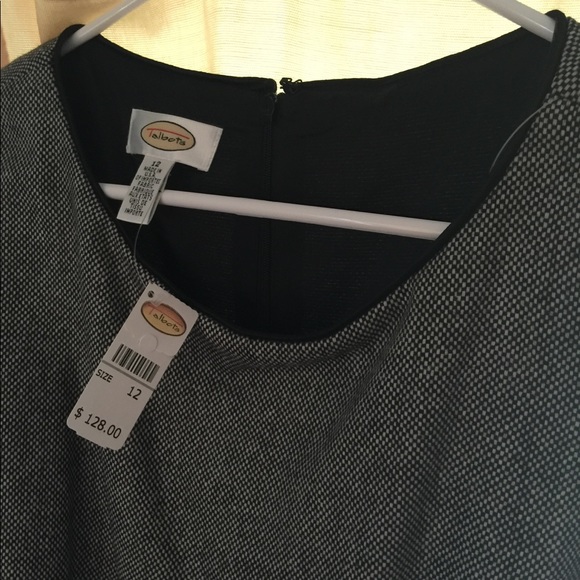 NWT Talbot Black Sleeveless Sheath Shift Dress - Picture 2 of 4