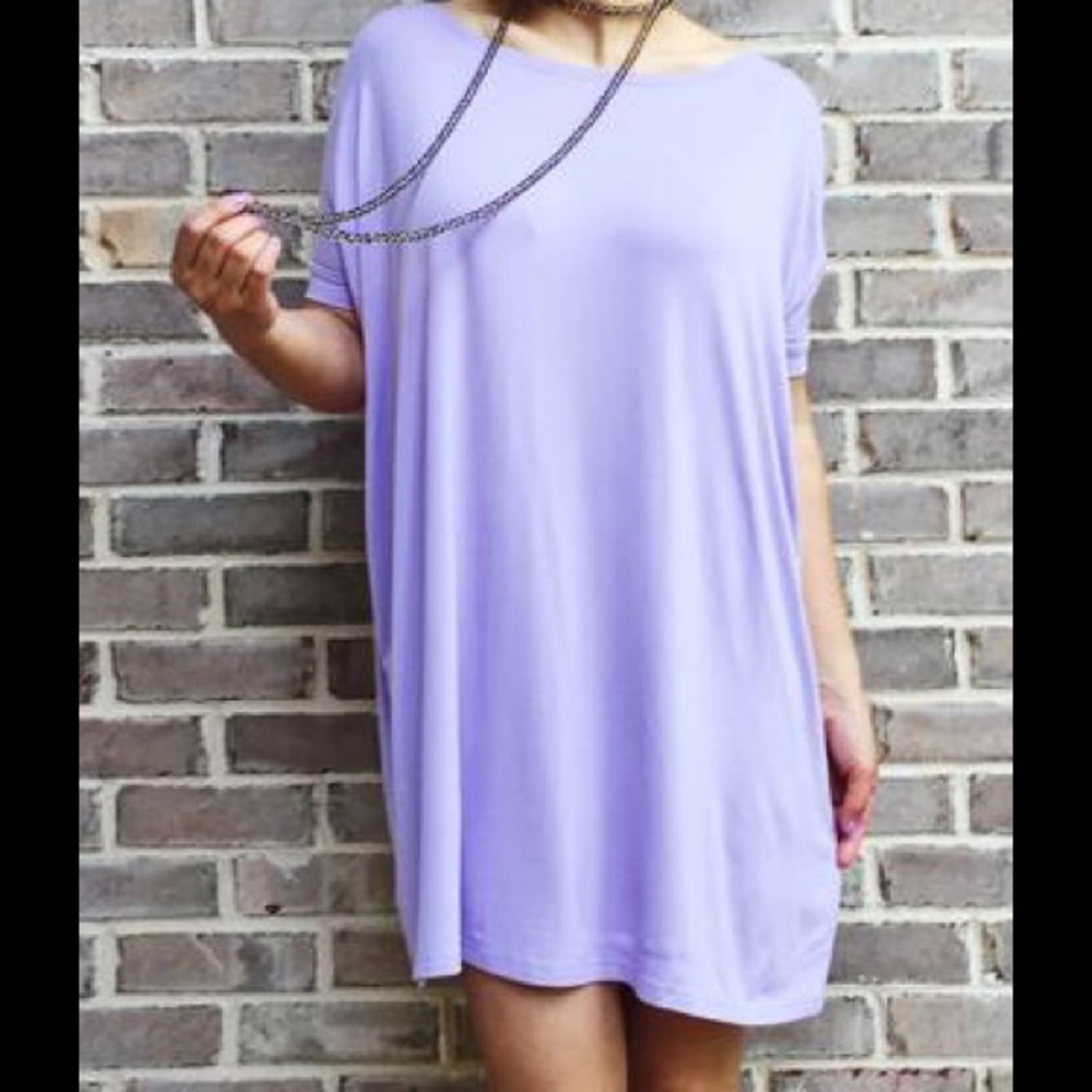 PIKO Quarter sleeve lavender dress/tunic