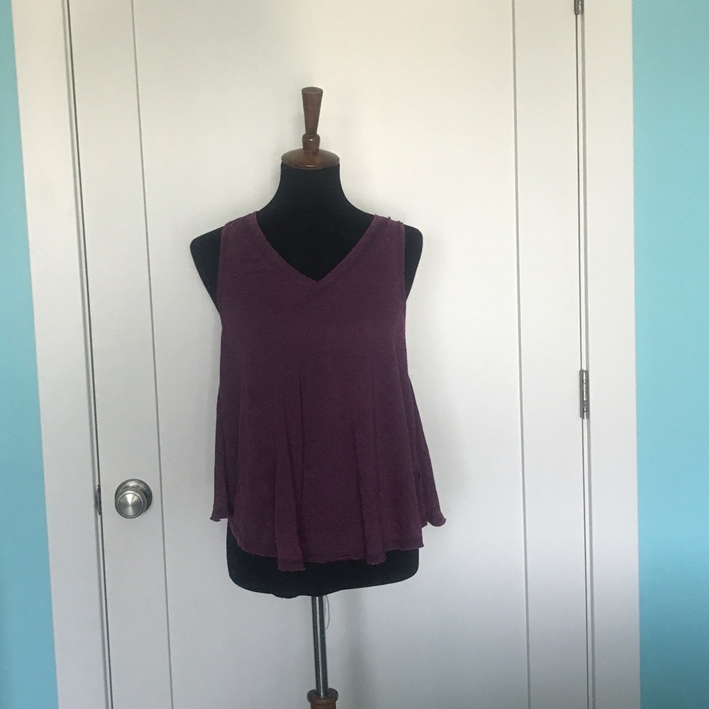Flowy purple tank