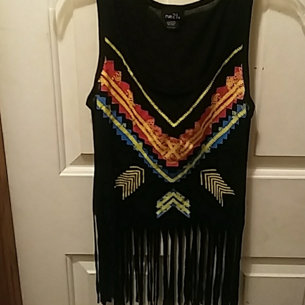 Rue 21 Fringe tank top