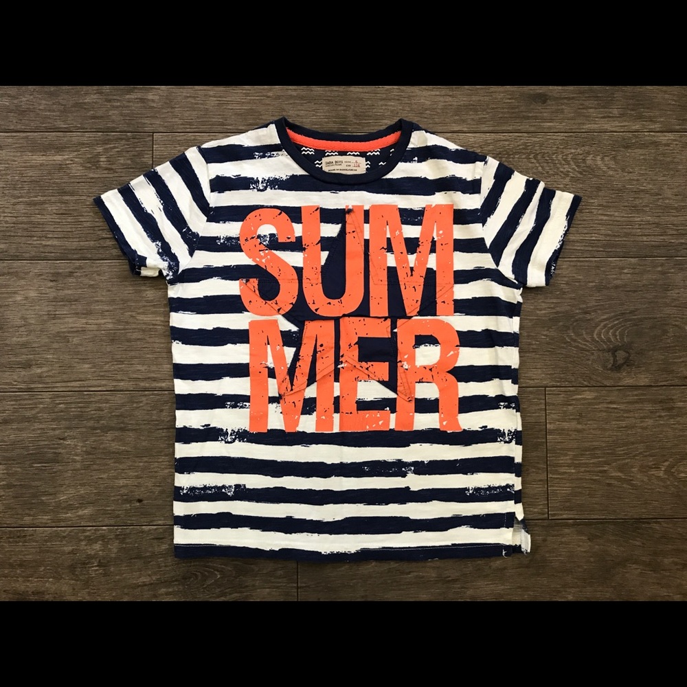 Zara Boys Collection Summer Tee Size 6