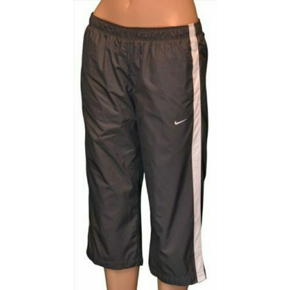 Nike Red Coral Windbreaker Jogger Capris L