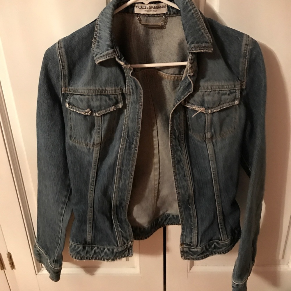 DOLCE GABBANA JEAN JACKET