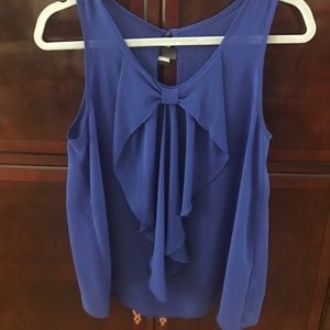 Blue Bow Blouse