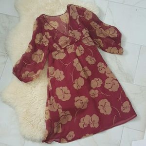 Anthropologie Dresses - Moulinette Souers Sheer Silk 2-Layer Dress Anthropologie Dresses - Moulinette Souers Sheer Silk 2-Layer Dress
