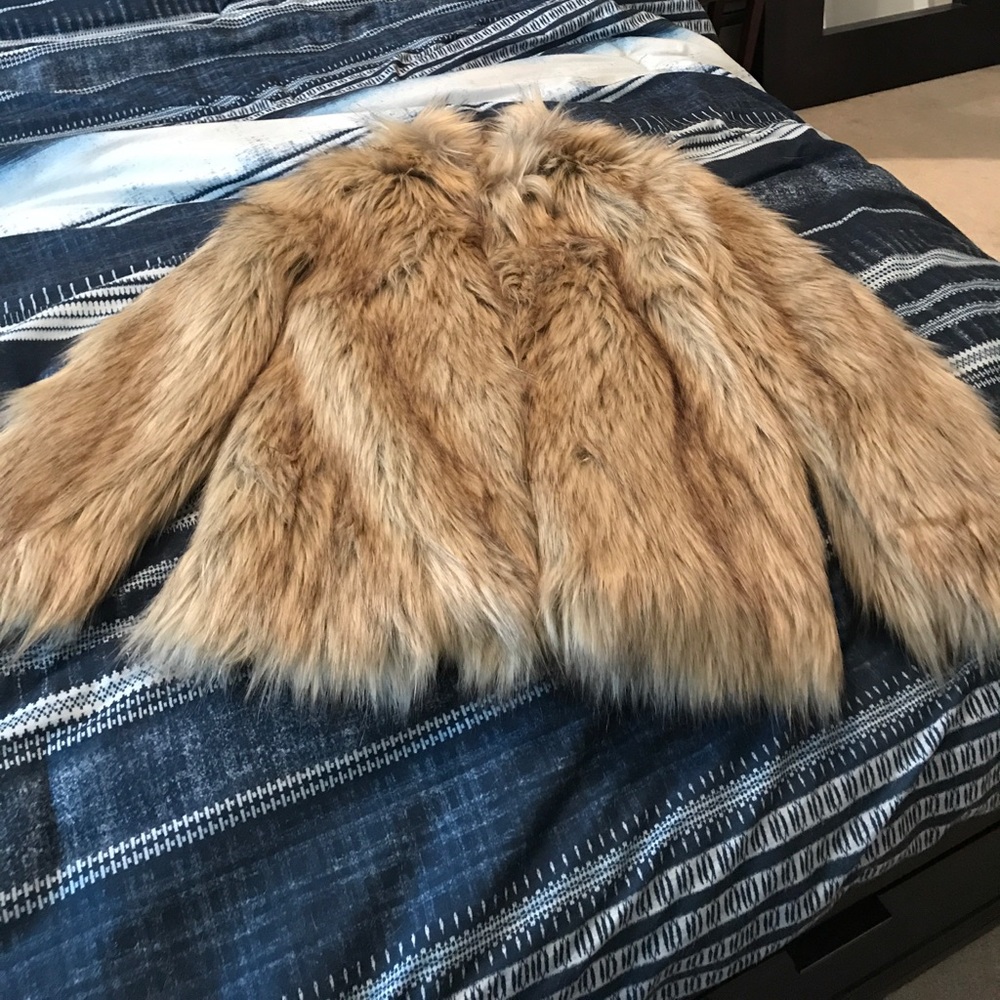 Asos faux fur coat