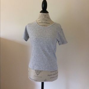 Montana Blues Gray Flower T-Shirt Size M