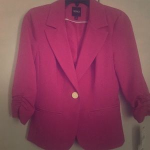 XOXO Pink Blazer with gold button