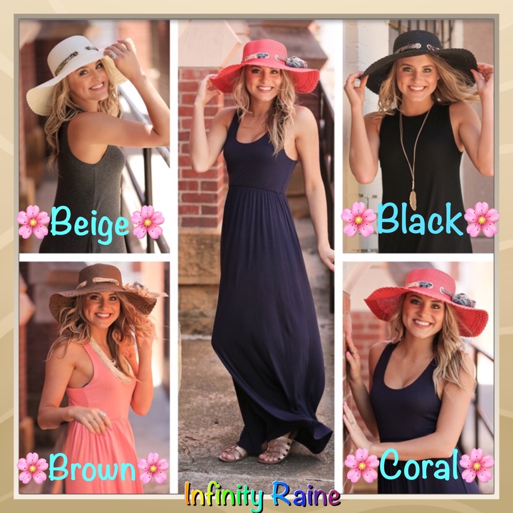 Classic Floppy SUNHATS👒 with beautiful Scarf detail,    🌈 CHOOSE COLOR ⬇️