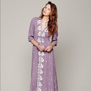 Free people embroidered fable dress