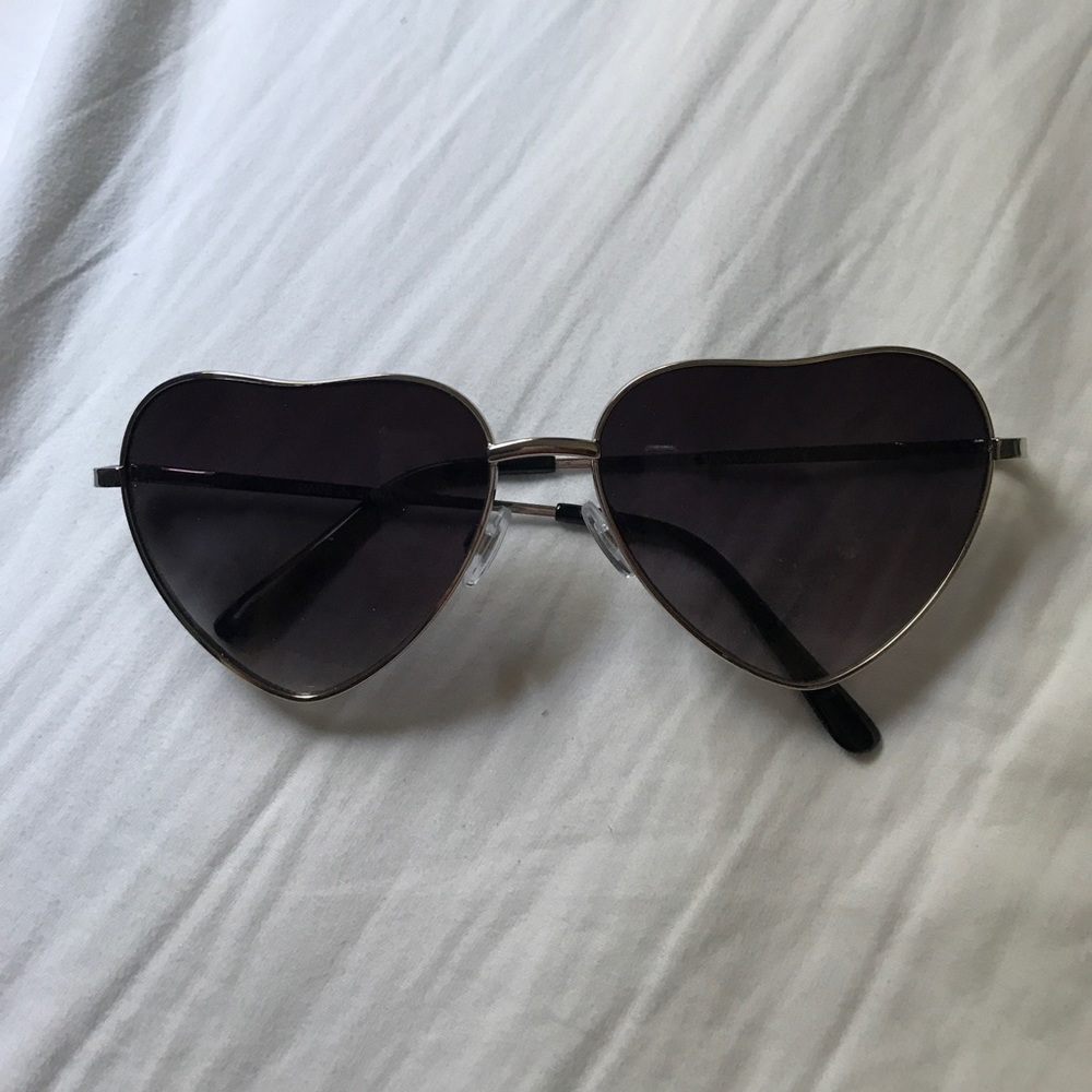 Heart shaped sunglasses