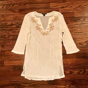 Tommy Hilfiger white swimsuit cover up