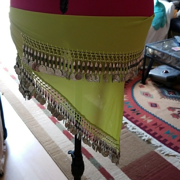 Exotic Belly dancing scarf - Picture 3 of 4