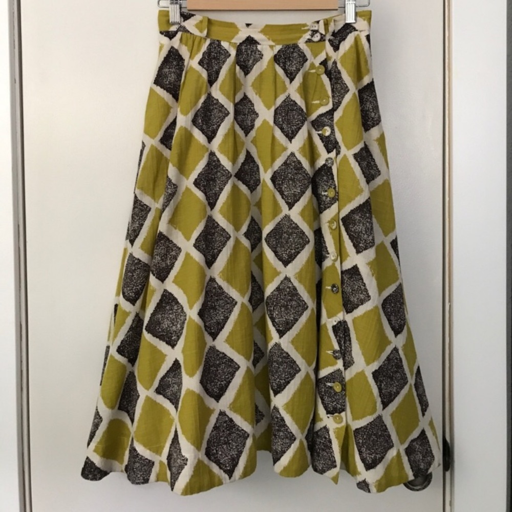 edem & esyllte "Shifting Buttons" Skirt