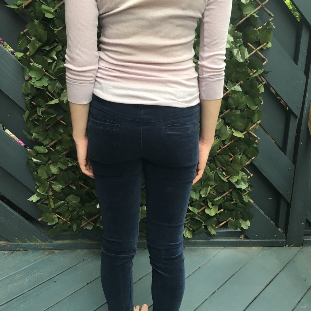 Urban Outfitters Blue Velvet Pants - Picture 5 of 7