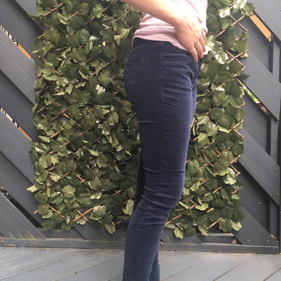 Urban Outfitters Blue Velvet Pants - Picture 3 of 7