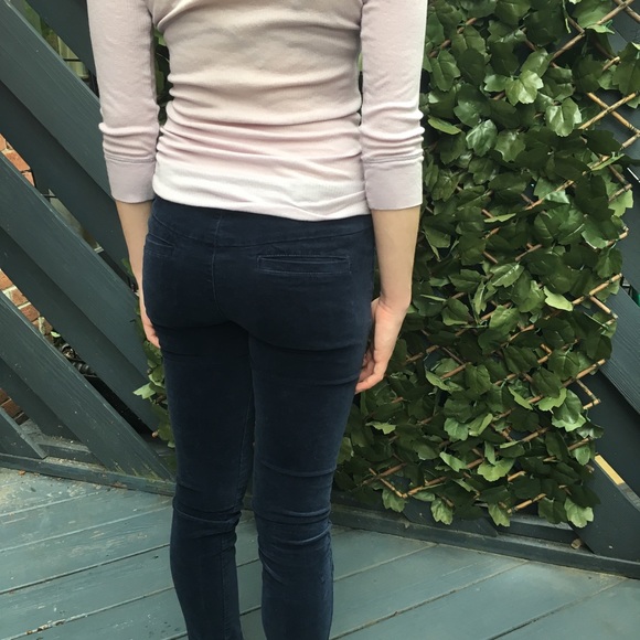 Urban Outfitters Blue Velvet Pants - Picture 4 of 7