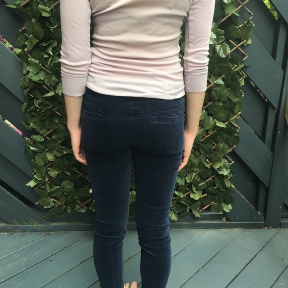 Urban Outfitters Blue Velvet Pants - Picture 5 of 7