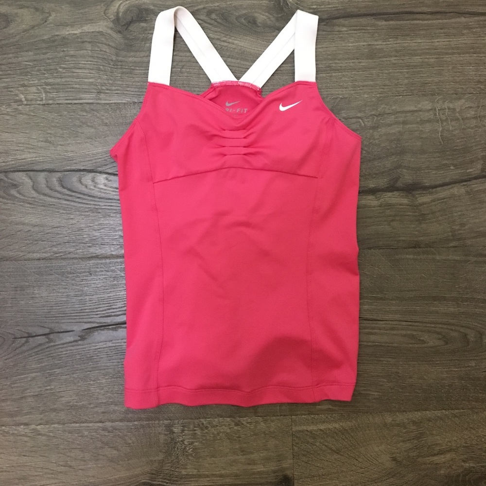 Pink nike tennis shirt