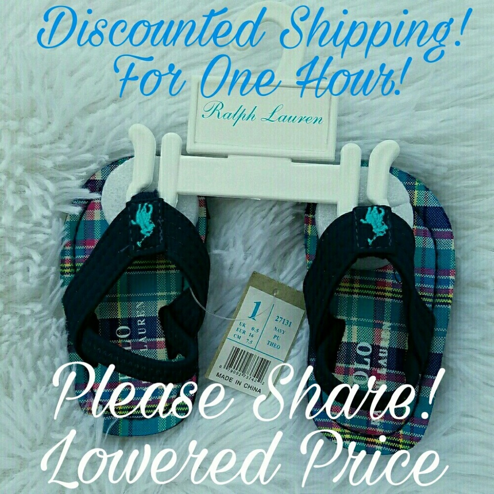 NWT. Polo Ralph Lauren Baby Boy Sandals