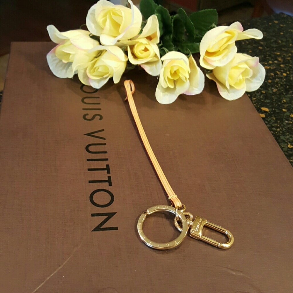 Leather Key Charm! Authentic Louis Vuitton!