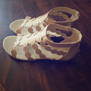 Nude sandals