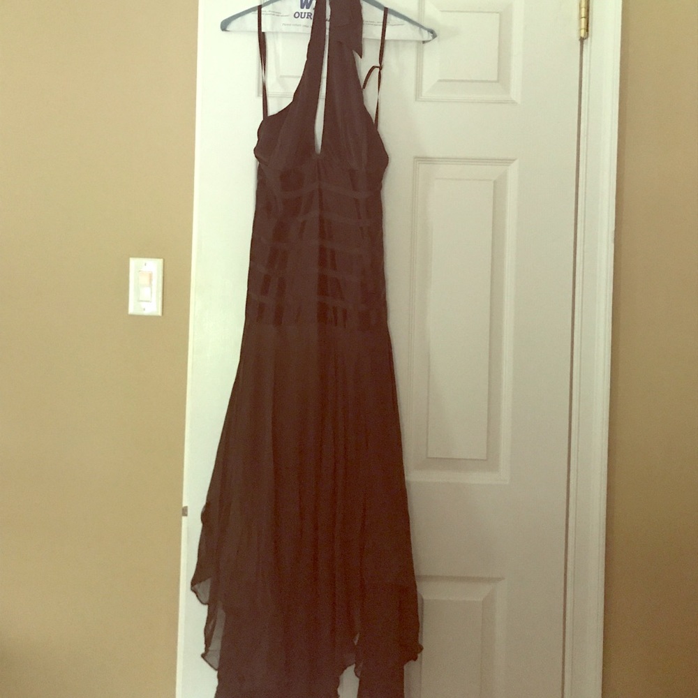 Beautiful brown bcbg dress.