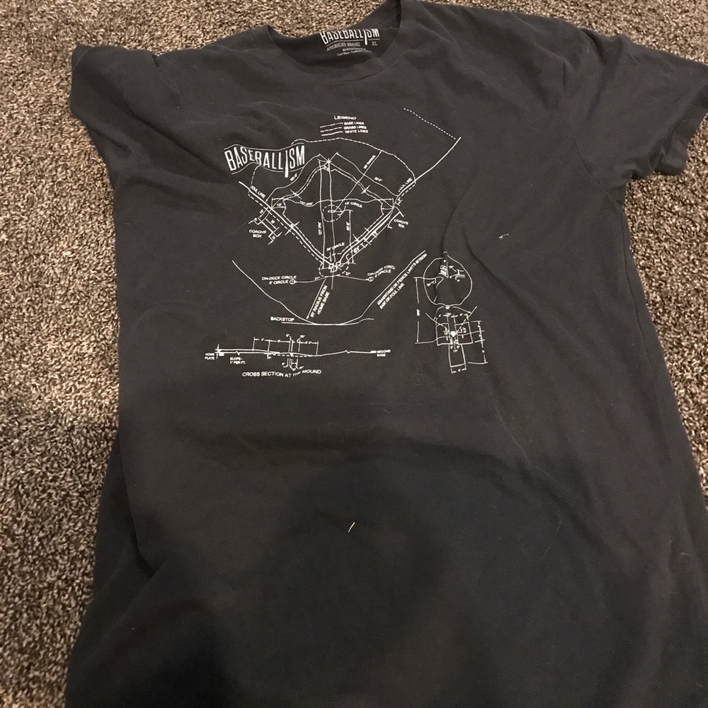 Baseballism XL DIMENSIONS T-Shirt