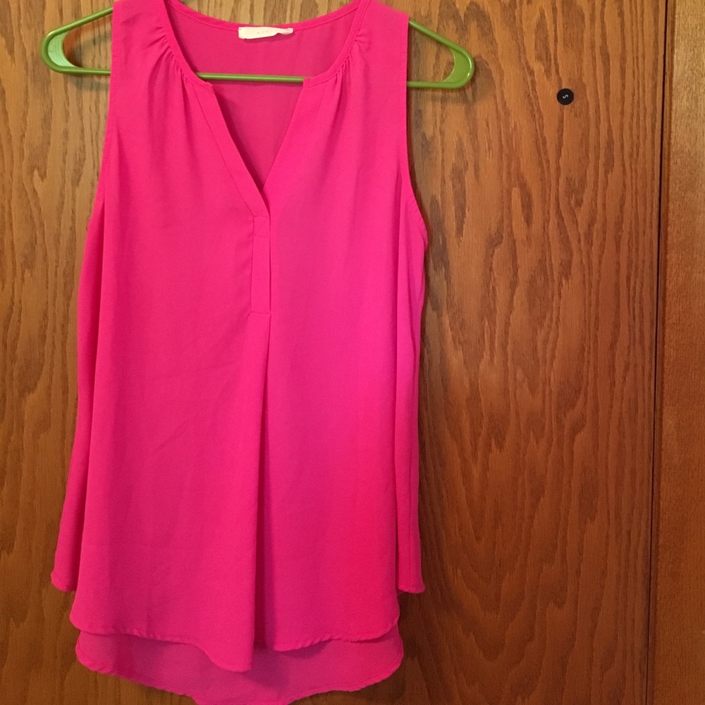 Lush Dressy Pink Blouse