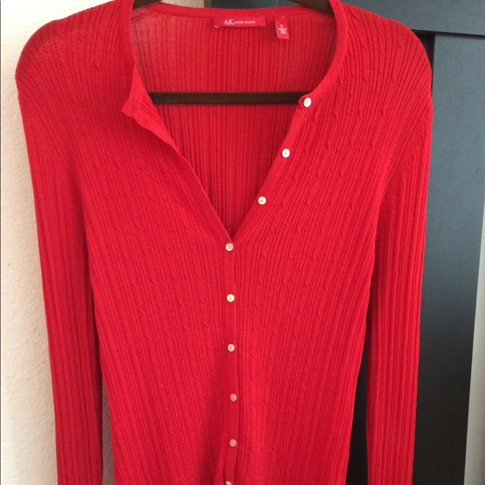 Anne Klein button up sweater