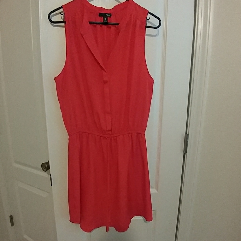 Aqua Dress - Coral