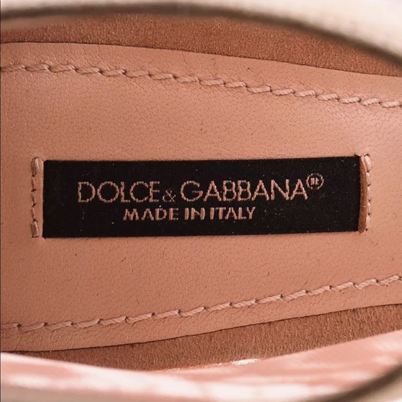 Dolce&Gabbana Suede Lace peep toe Booties - Picture 5 of 5