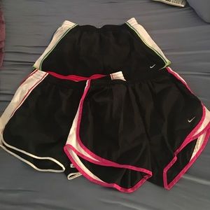 ☀️ 3 pairs of Nike lined FITDRY shorts