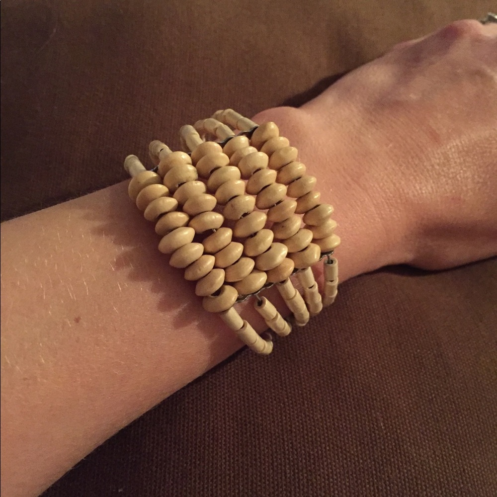 SOLD☀️Beaded Cuff Bracelet