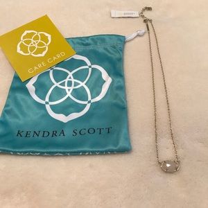 Kendra Scott Rose Quartz Elisa Necklace