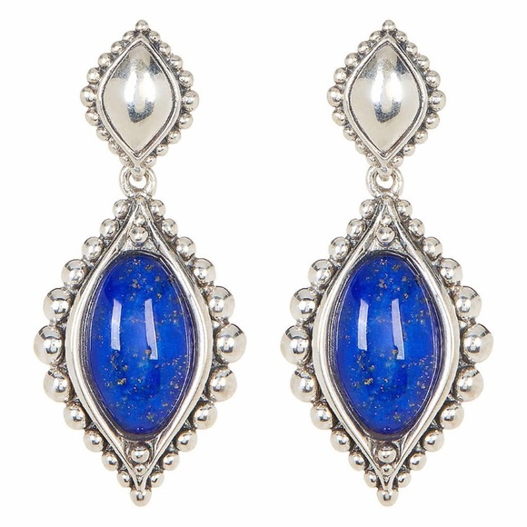 Lagos Jewelry - LAGOS Silver Contessa Drop Earrings Lapis Lazuli