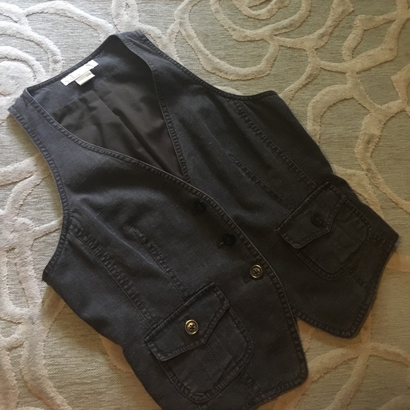 MICHAEL Michael Kors Tops - NWOT🌷MICHAEL KORS🌷classy brown linen/rayon vest