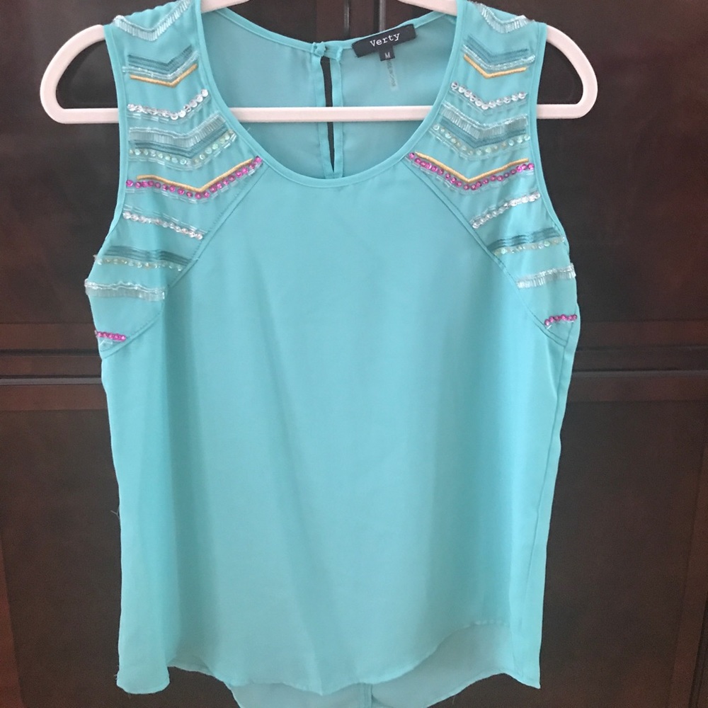 Boutique teal blouse